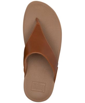 Lulu Leather Toe-Thongs Casual Sandals