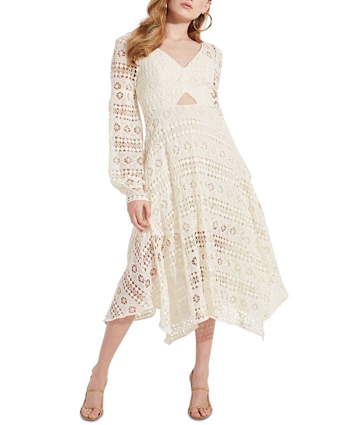 GUESS Marcella Crocheted Midi Dress Macy s