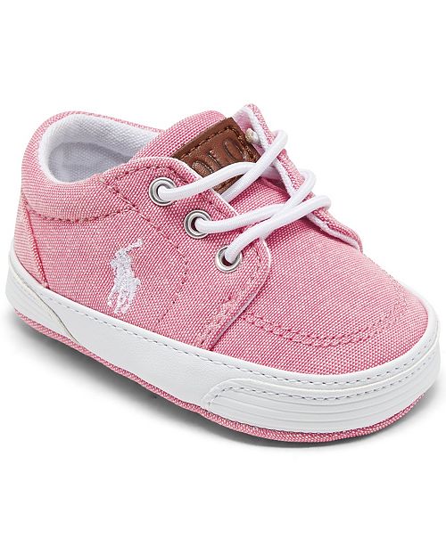 Polo Ralph Lauren Baby Girls Faxon Gore Layette Crib Booties from ...