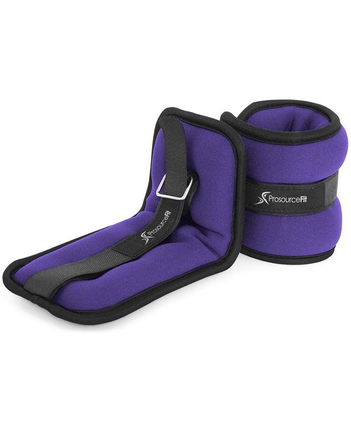 ProsourceFit Ankle Weights 2.5, Set of 2, Purple - Purple