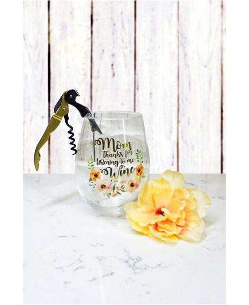 Tmd Holdings Closeout Tmd Mom Thanks For Listening To Me Wine Reviews Glassware Dining Macy S