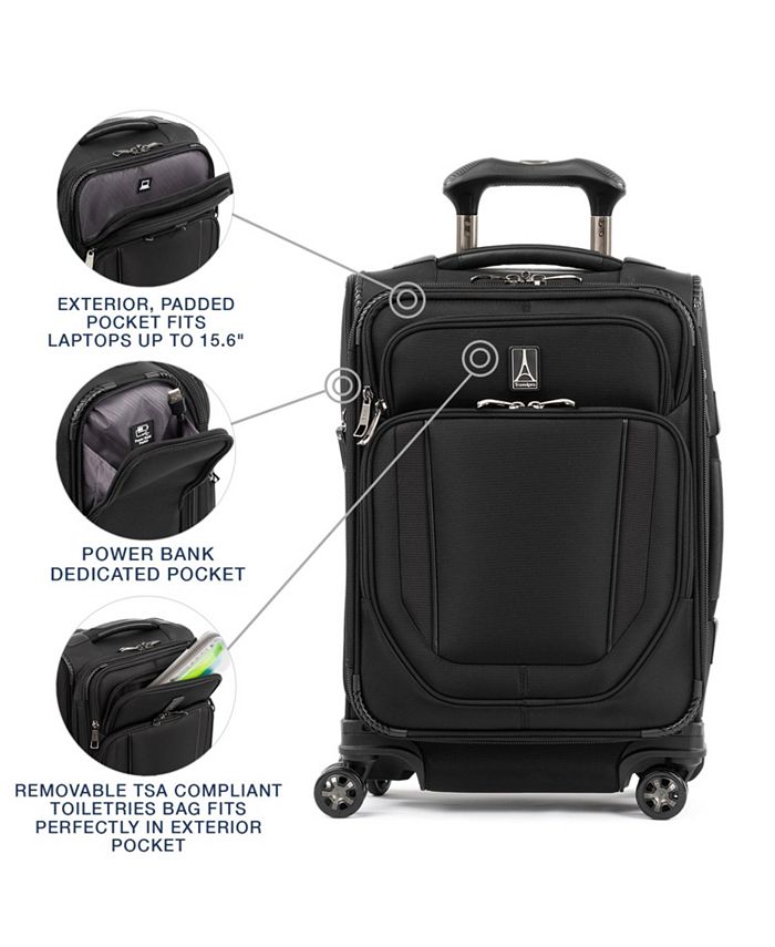 Travelpro Crew Versapack® 20" Global Softside CarryOn Spinner Macy's