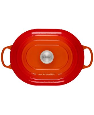 Enameled Cast Iron 3.75-Qt. Oval Casserole with Lid