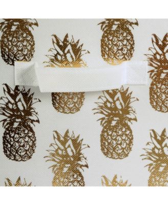 Non-woven Polyester Cube Pineapple Square Set of 2