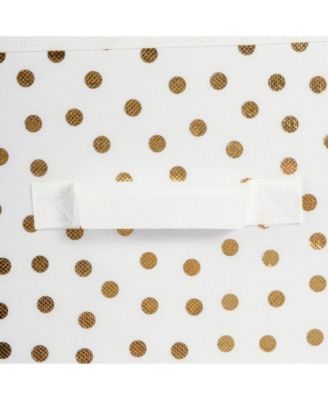 Non-woven Polyester Cube Small Dots Square Set of 4