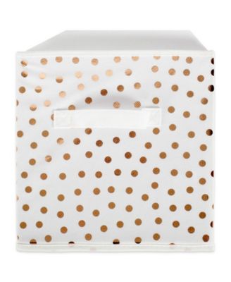 Non-woven Polyester Cube Small Dots Set of 2