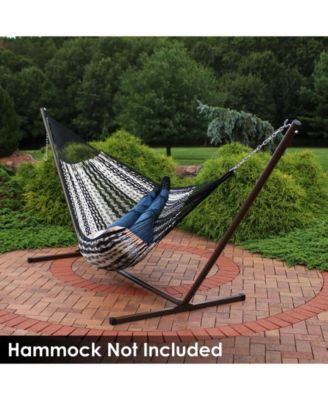 Large 2-Person Hammock Stand with Heavy-Duty Steel Beam Construction