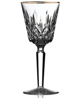 Waterford - "Golden Lismore" Tall Wine Glass