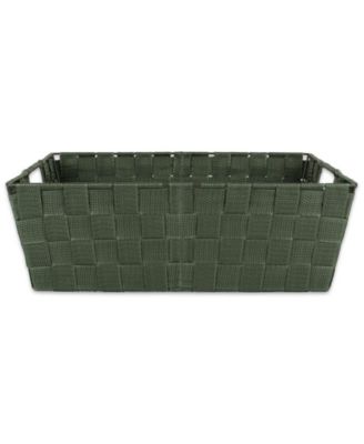 Nylon Bin Basketweave Trapezoid Set of 2
