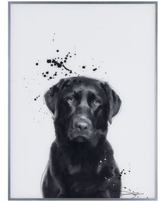 Empire Art Direct Labrador Retriever Pet Paintings on Reverse Printed ...