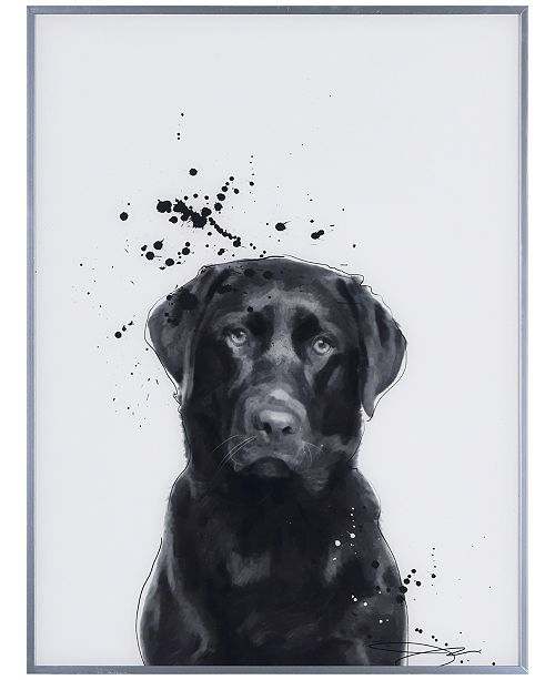 Empire Art Direct Labrador Retriever Pet Paintings On Reverse