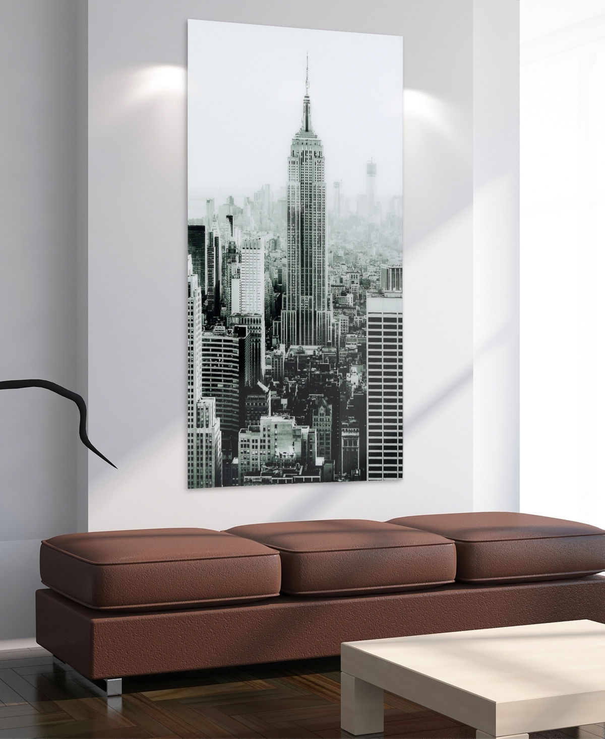 Empire Art Direct Empire Frameless Free Floating Tempered Art Glass Wall Art by Ead Art Coop, 0.2