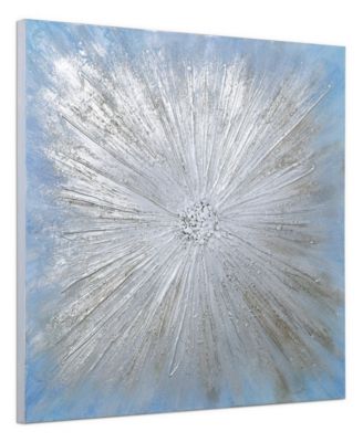 Supernova Textured Metallic Hand Painted Wall Art by Martin Edwards, 36" x 36" x 1.5"