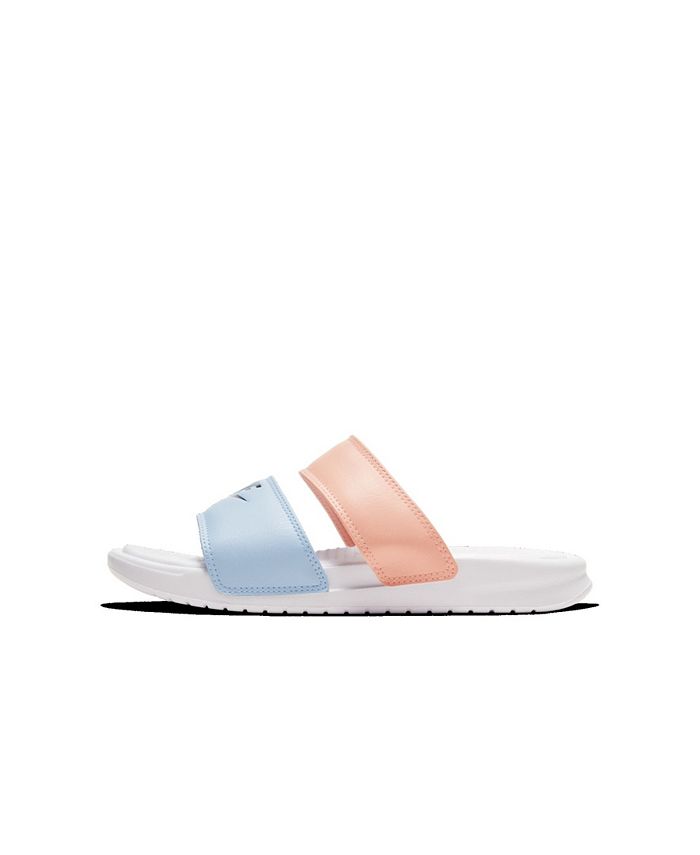 Women's benassi duo ultra slide sandals from finish line best sale