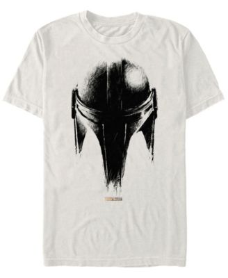 Star Wars Men's Mandalorian Helmet Sketch T-shirt