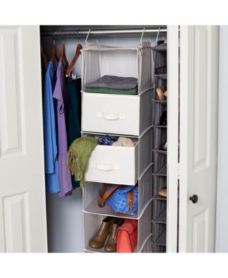 Household Essentials 2-Pack Hanging Closet Organizer Drawers - Macy's