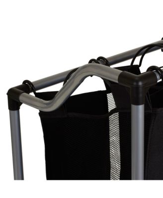 Household Essentials Rolling Triple Laundry Sorter 
