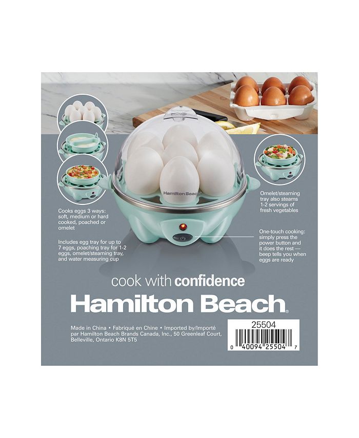 Hamilton Beach 3in1 Egg Cooker with 7 Egg Capacity Macy's