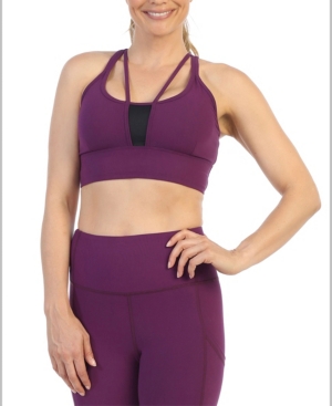 American Fitness Couture Medium Support Multi Cross Strap Sports Bra
