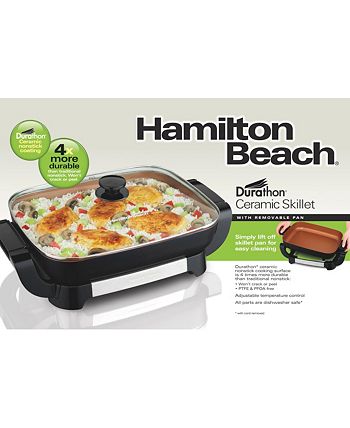 Hamilton Beach 38528 Deep Dish Ceramic Skillet Review 
