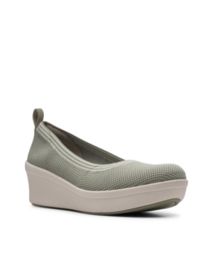 image of Clarks Cloudsteppers Women-s Step Rose Fern Shoes Women-s Shoes