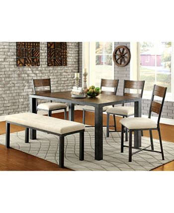 Furniture of America - Metriz Dining Bench, Quick Ship