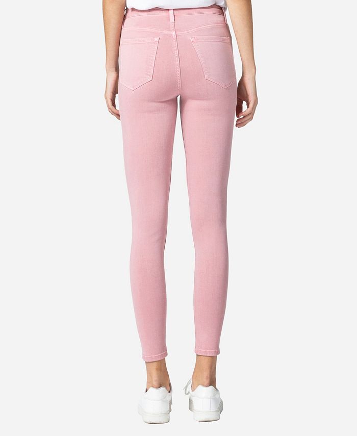 VERVET High Rise VintageLike Spring Pink Color Skinny Jeans Macy's