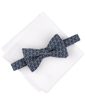 alfani bow tie and pocket square