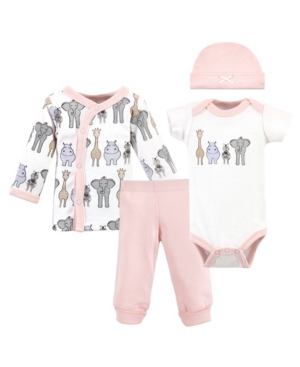 Hudson Baby Boys and Girls 4-Piece Set