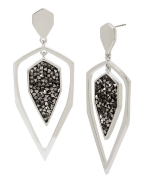 image of Jessica Simpson Geometric Orbital Earrings