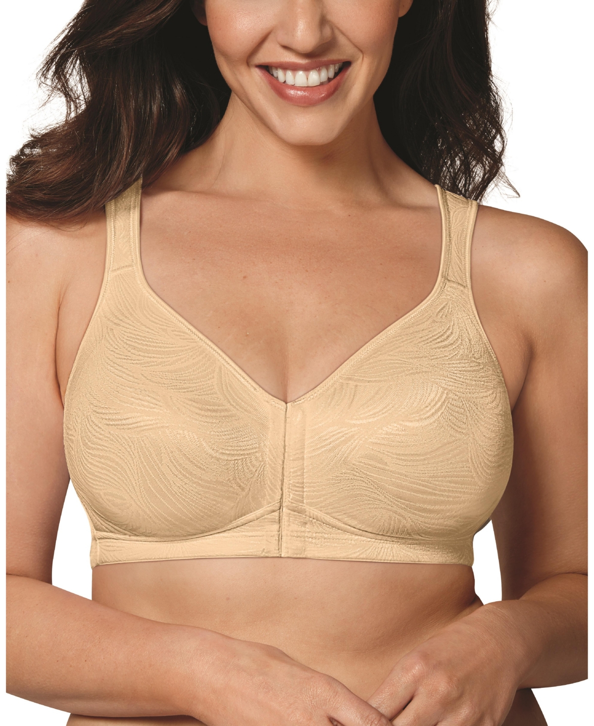 18 Hour Posture Boost Front Close Wireless Bra USE525, Online Only - Nude (Nude )