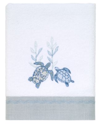 Avanti Caicos Sea Turtles Cotton Bath Towels - Macy's