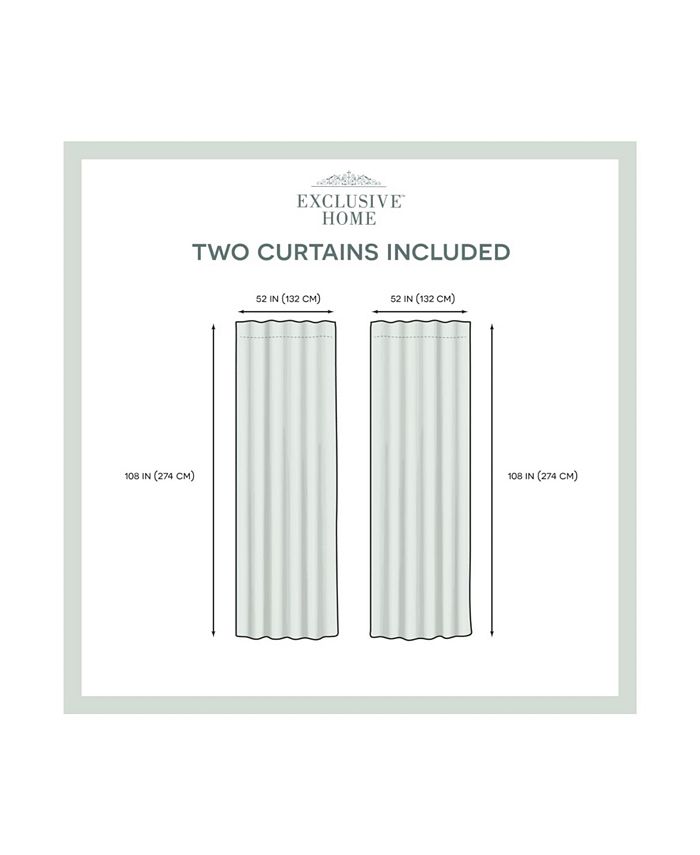 Tende Oscuranti A Doppio Strato Catarina – 100% Poliestere, Occhielli Argento, 132x274 Cm, Confezione Da 2