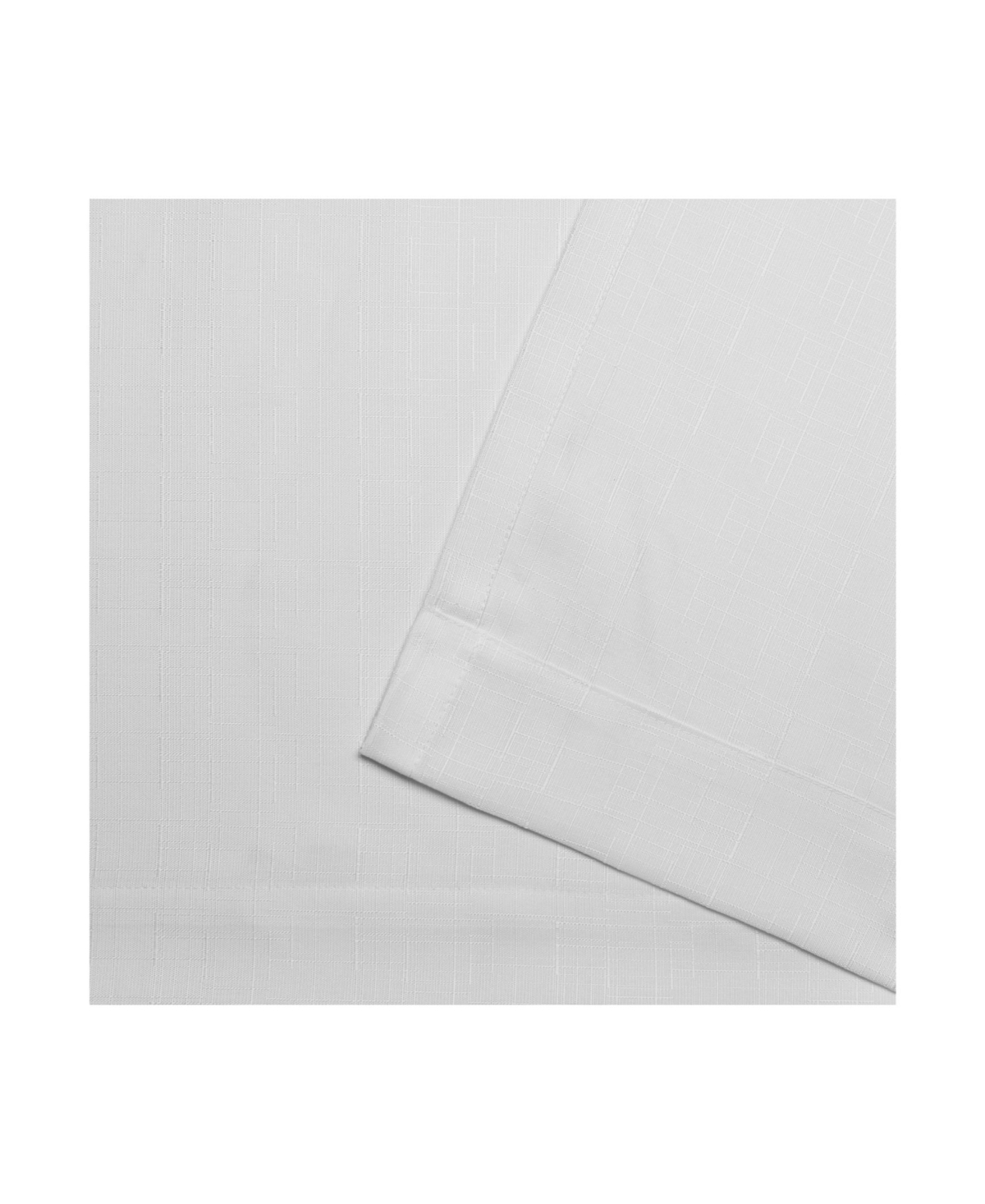 Exclusive Home Curtains Loha Patio Grommet Top Single Curtain Panel, 108" X 96" In White