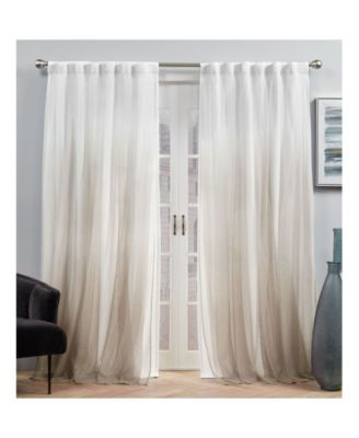 Photo 1 of (READ NOTES) Exclusive Home Curtains Crescendo Lined Blackout Hidden Tab Top Curtain Panel Pair, 54" x 96", Set of 2