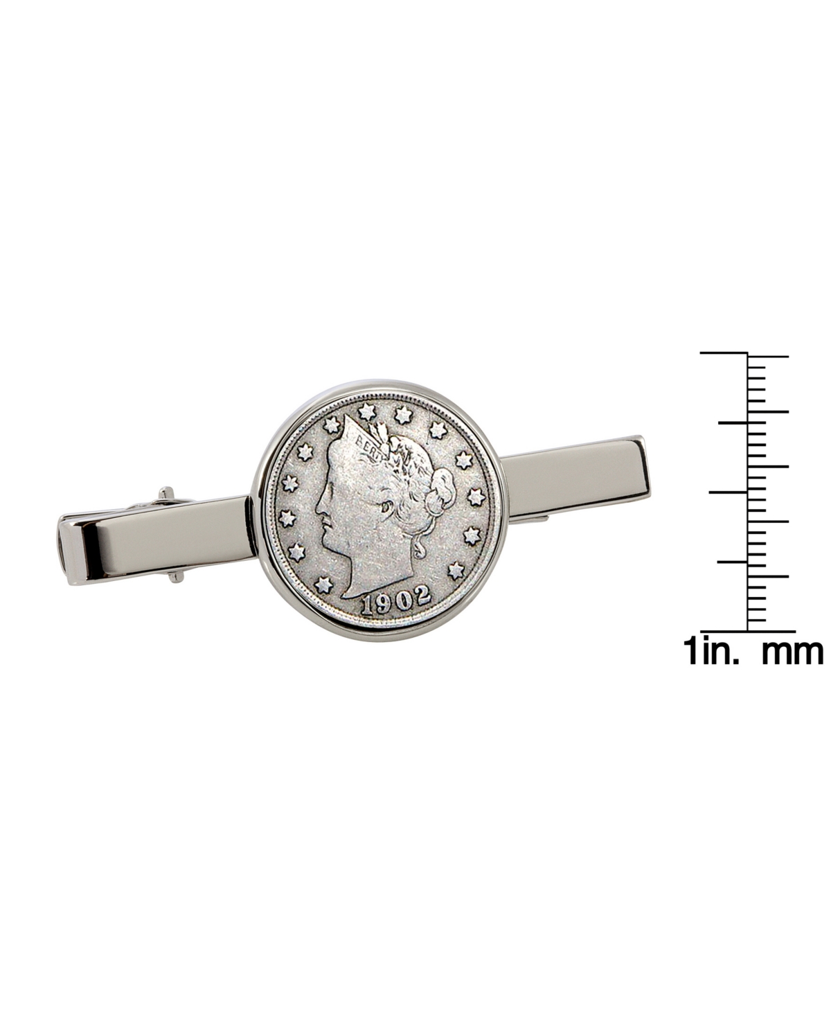 American Coin Treasures Liberty Nickel Coin Tie Clip