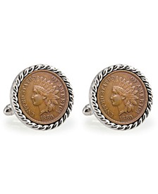 Usc 1880 Rope Bezel Penny Coin Cuff Links