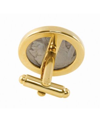 Gold-Layered Liberty Nickel Bezel Coin Cuff Links