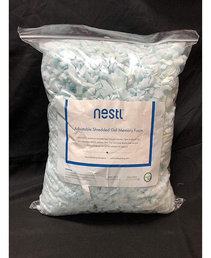 Nestl Bedding Shredded Gel Memory Foam Fill for Your Adjustable Nestl