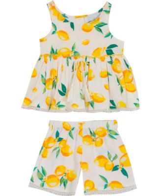 lemon baby dress