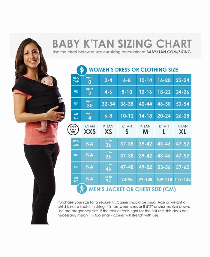 Baby K'tan Print Baby Wrap Carrier Macy's