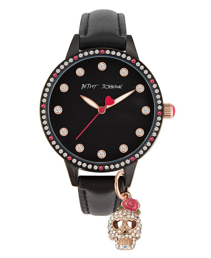 Betsey johnson deals skull watch