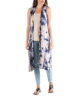 long sleeveless cardigan