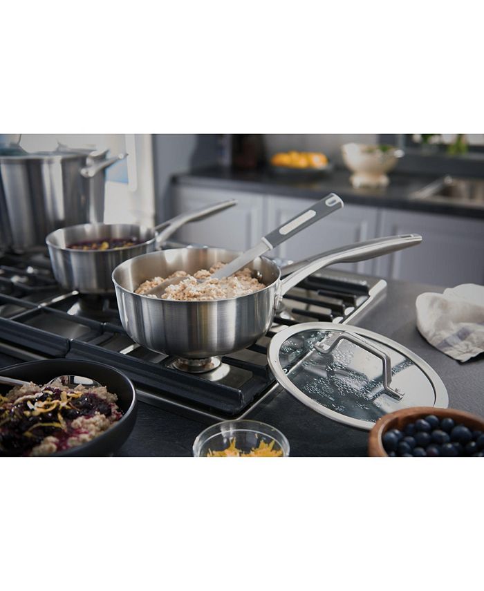 Calphalon Premier Stainless Steel 11-Pc. Cookware Set & Reviews Calphalon Premier Stainless Steel 11-piece Cookware Set