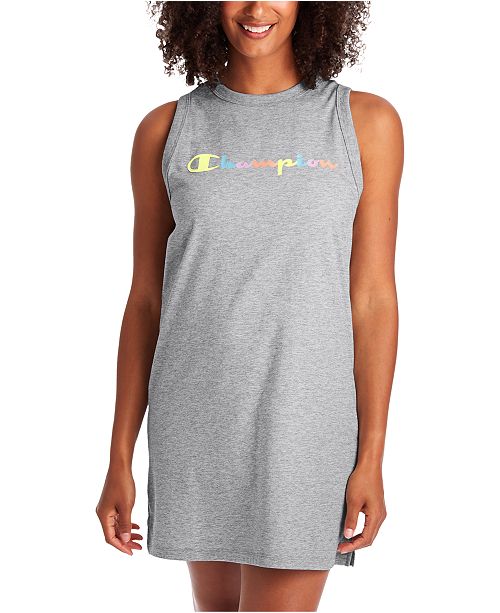 Champion Women S Campus Logo Tank Top Dress Reviews Women Macy S