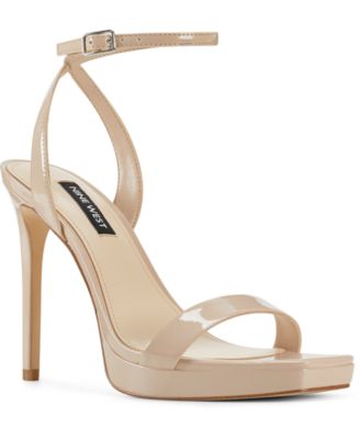 Nine West Women's Zadie Square Toe Stiletto Heel Dress Sandals - Macy's