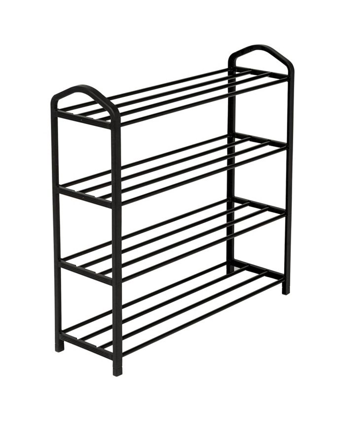 Honey Can Do 4Shelf Black Wire Shoe Rack Macy's