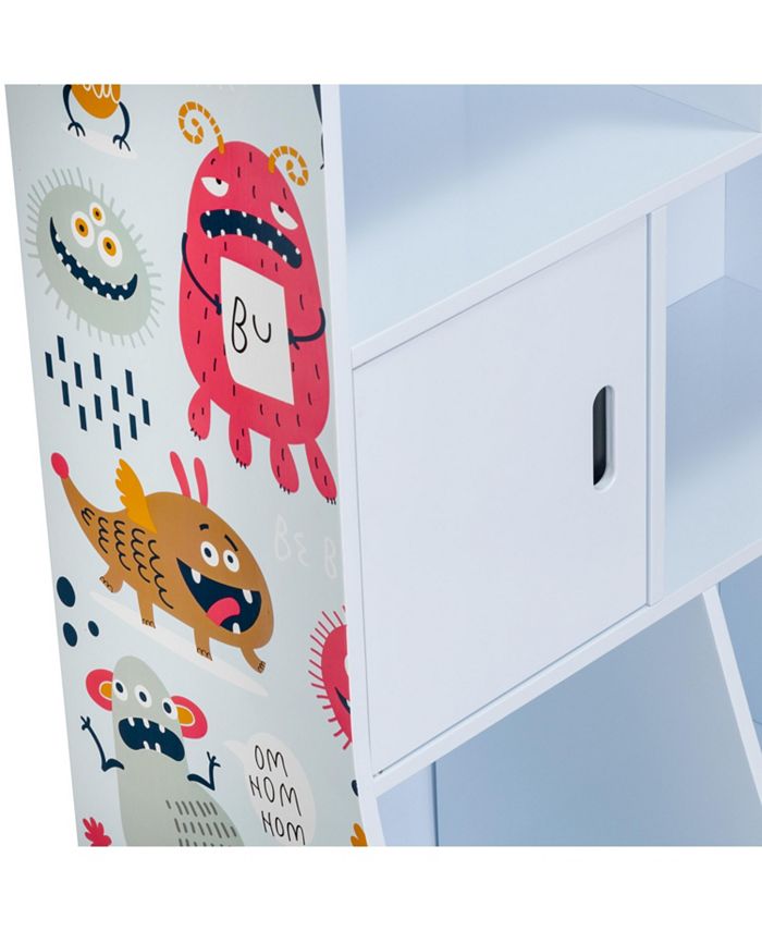Honey Can Do - 6-Cube Kids Storage Cubby, Light Blue