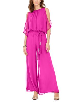 pink dressy jumpsuit