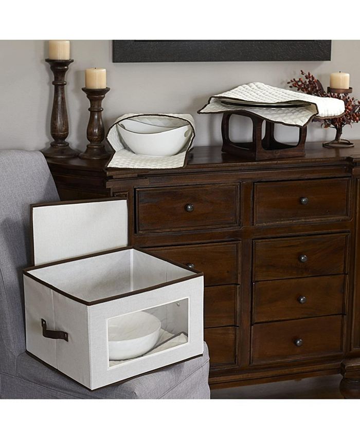 Household Essentials Large Serveware Storage Box Macy's